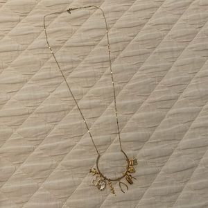 Anthropologie charm necklace